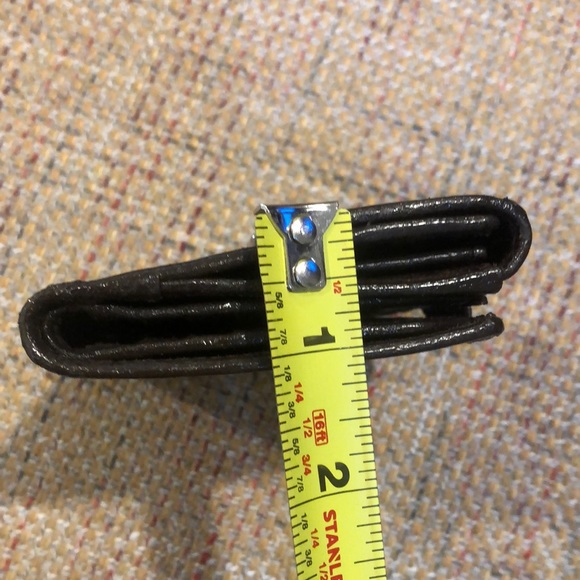 SOLD  GUCCI Men GG Trifold Canvas Jacquard Wallet Brown Leather - Picture 9 of 17